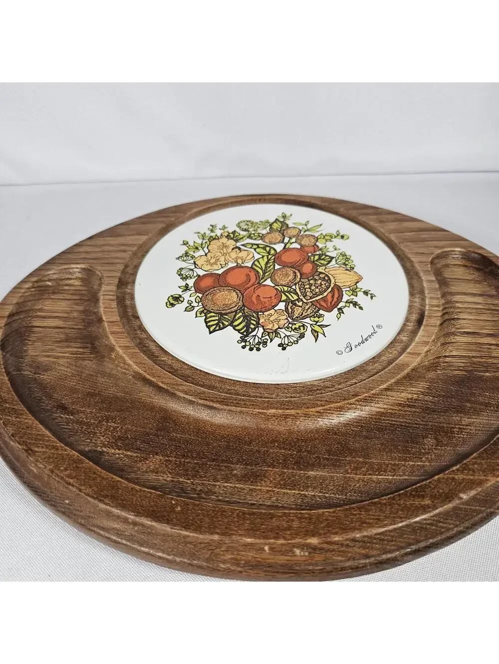 Vintage Goodwood Corningware Spice Of Life Charcuterie Trivet Wall Hanging Japan